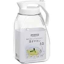 Amazon｜アスベル 冷水筒3.1L ドリンク・ビオ3100K ホワイト